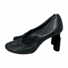 Celine V-Neck Leather Pumps-Side