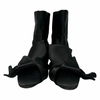 N21 Satin Bow Ankle Booties-Front