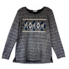 Gepetto Metallic Embroidered Zebra Sweater-Thumbnail