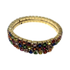 Multicolor Rhinestone Wrap Bracelet-Thumbnail