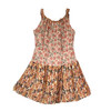 Anna Sui Foxglove Mixed Print Dress-Back