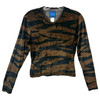 Kenzo Jeans Tiger Stripe Stretch Velvet Top-Thumbnail