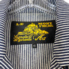 Le Mont St Michel Striped Biker Jacket-Label