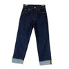 Universal Standard Stevie High Rise Cuffed Straight Leg Jeans-Thumbnail