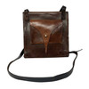 Leather Square Crossbody Bag-Inside