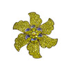 Embellished Flower Brooch-Thumbnail