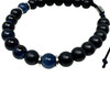 Black and Blue Stone Bracelet-Detail