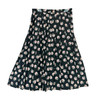 Gloria Sachs Floral Pleated Midi Skirt-Back