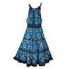 Love the Label Smocked Patterned Halter Dress-Back