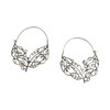 Furla Leaf Half Hoop Earrings-Thumbnail