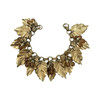 Vintage Napier Gold Leaf Charm Bracelet-Detail
