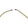 Gold Tone Decorative Chain Necklace-Clasp