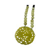 Nephrite and Onyx Bead Necklace-Pendant