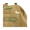 Vintage Distressed Army Green Backpack-Detail1