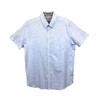Ted Baker Space Dye Short Sleeve Button Down- Front