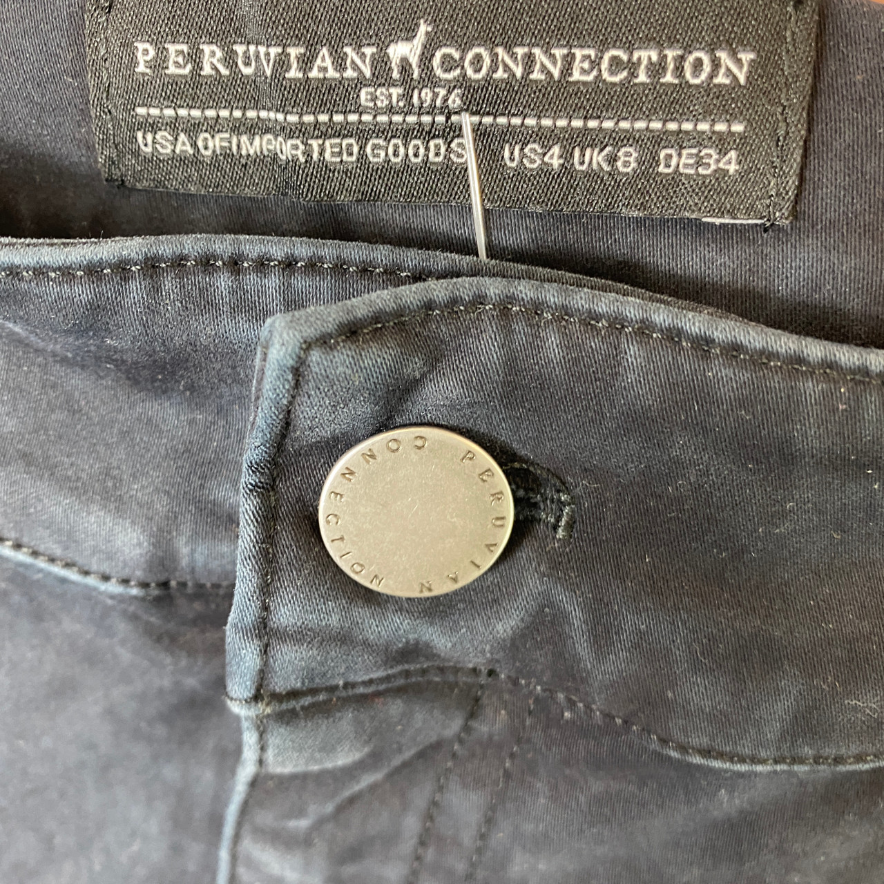 Peruvian Connection Washed Look Stretch Cargo Pant