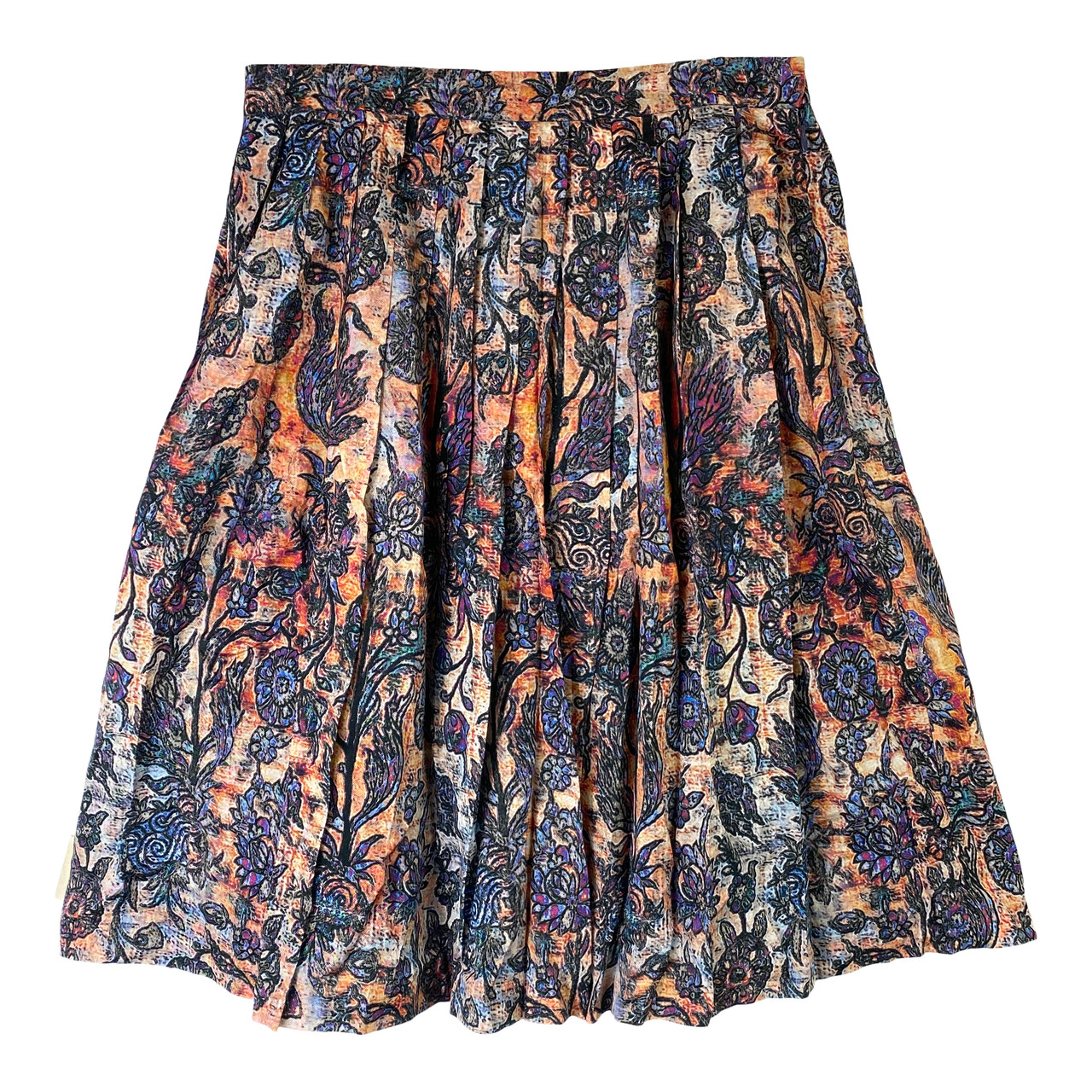 Peruvian Connection Graphic Floral Hilldale Skirt