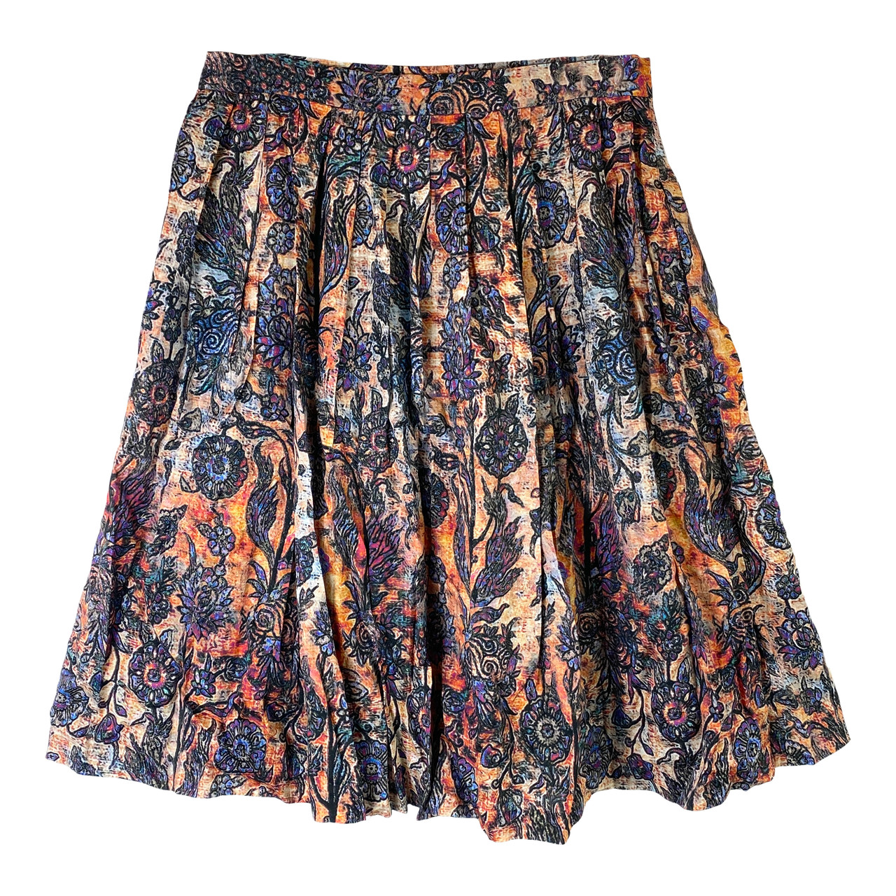 Peruvian Connection Graphic Floral Hilldale Skirt