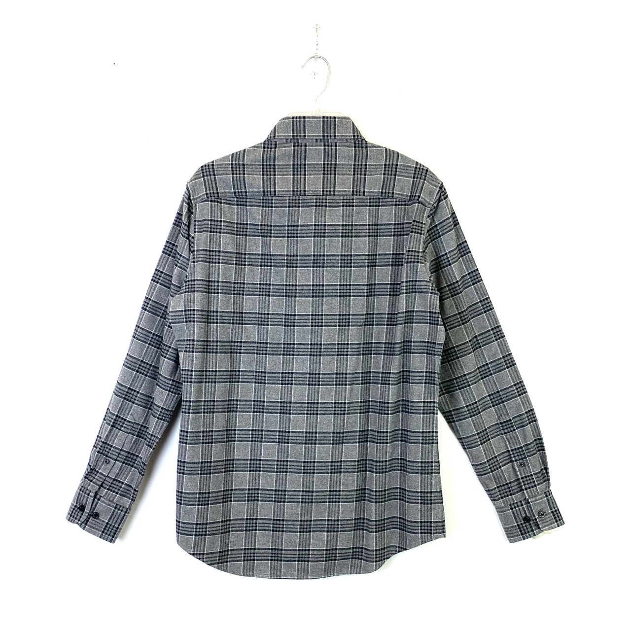 Lianfa Textile Gray Flannel Button Up