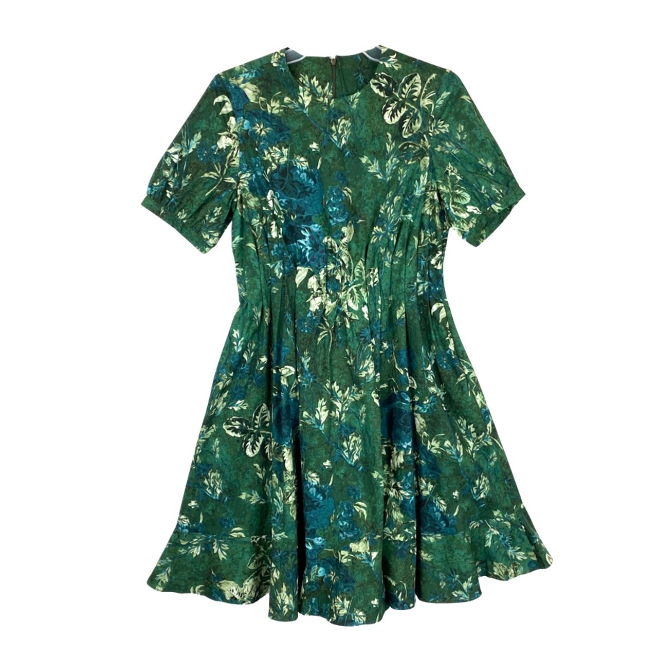 Peruvian Connection Short Sleeved Floral Midi Dress