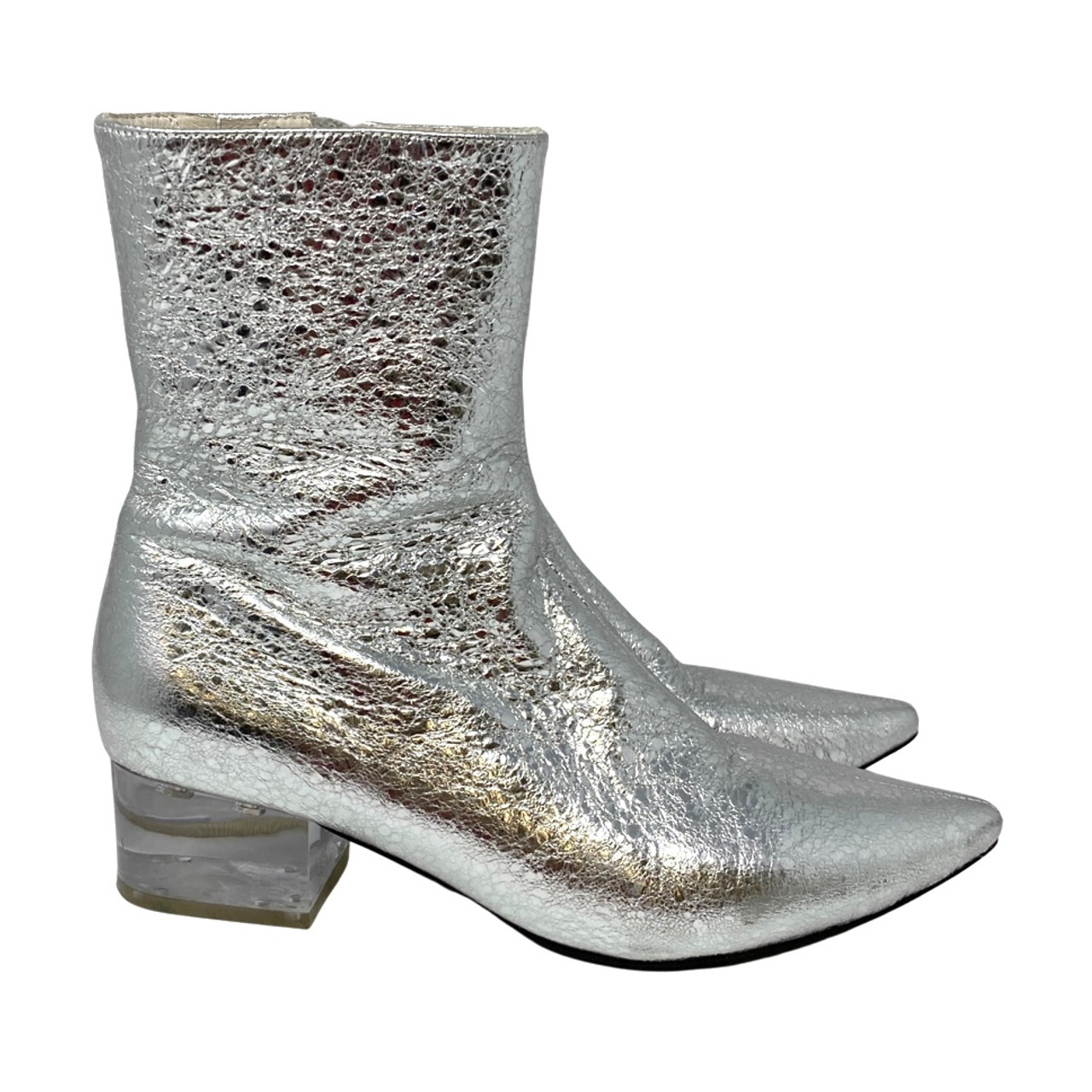 Campbell Metallic Heeled Boots