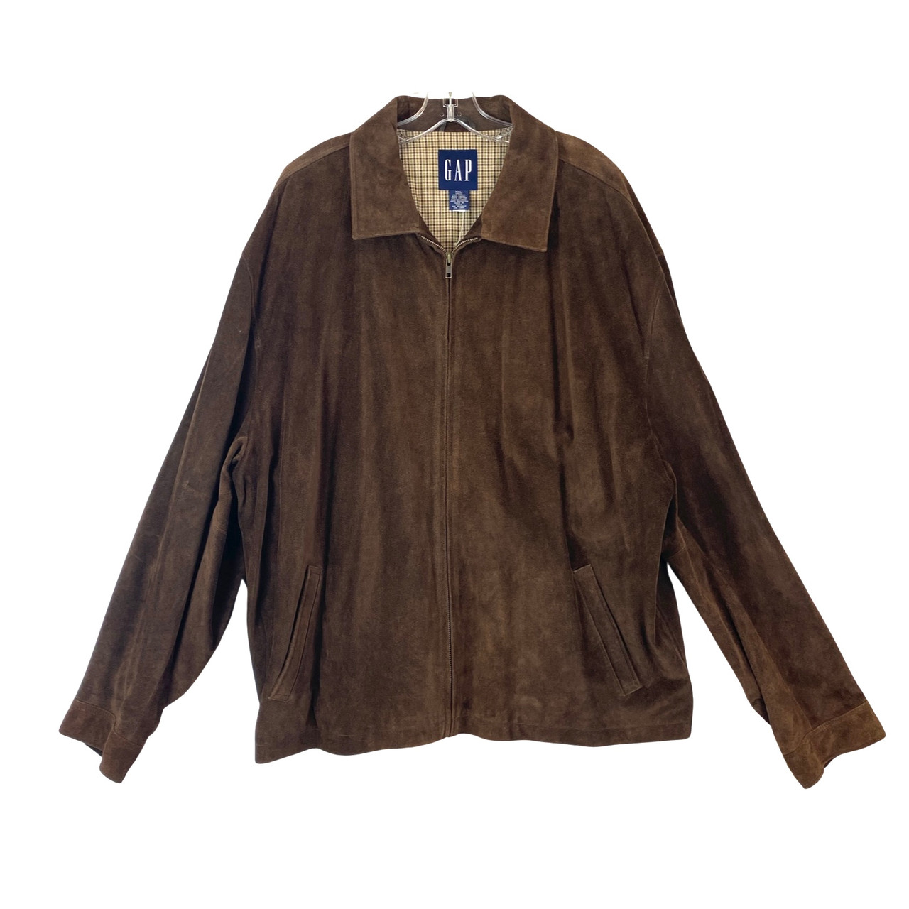 Gap Zip Front Suede Jacket