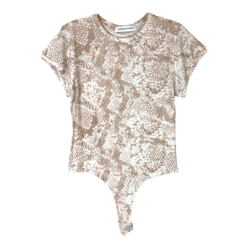 Cindigindi Snake Tee Bodysuit- Front