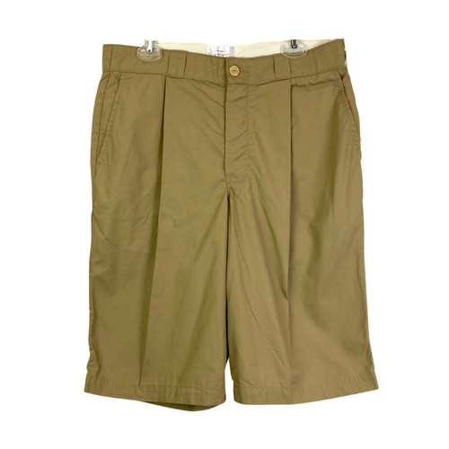 Dickies x Palmer Trading Company Uniform Pleated Paper Cloth Khaki Shorts-Thumbnail