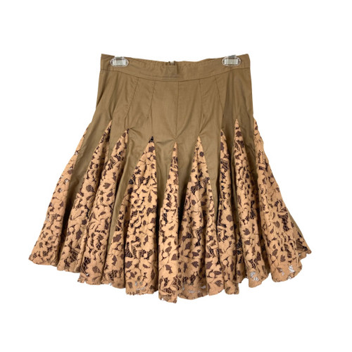 Z Spoke by Zac Posen Lace Insert Mini Skirt-Thumbnail