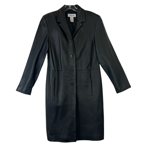 Alfani Long Leather Jacket-Thumbnail
