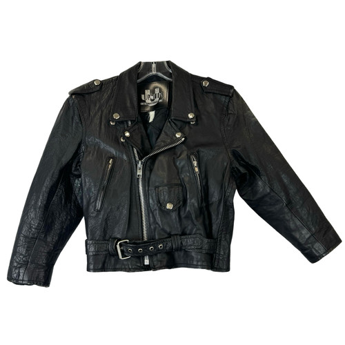 UNIK International INC Cropped Biker Jacket-Thumbnail