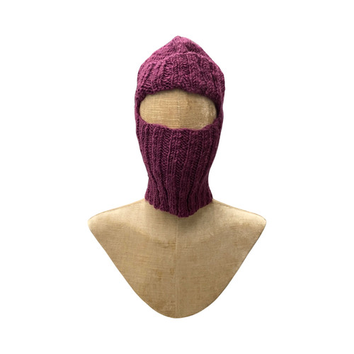 Duckie Brown Knit Ski Mask-Thumbnail