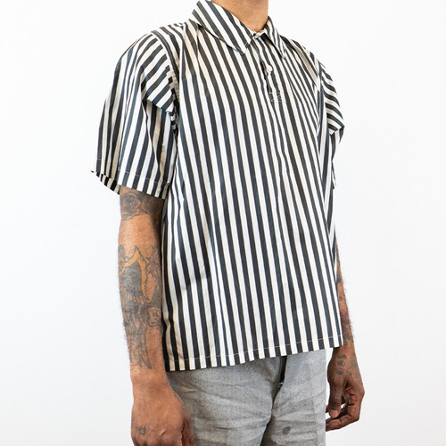 Duckie Brown Striped Boxy-Fit Top-side