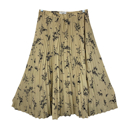 Sweet Baby Jamie Floral Pleated Midi Skirt-Thumbnail