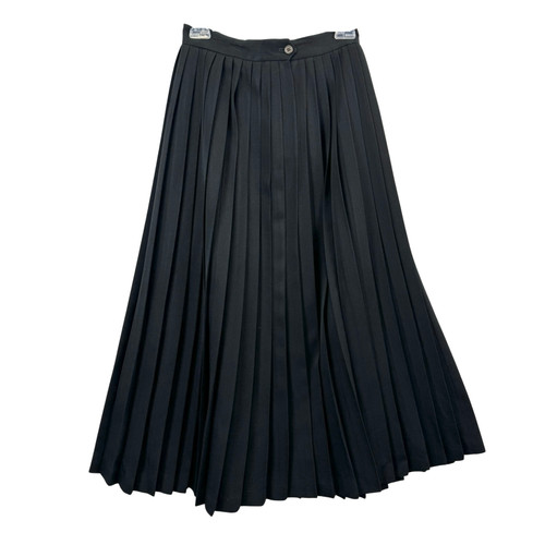 Vintage Ralph Lauren Pleated A-Line Maxi Skirt-Thumbnail