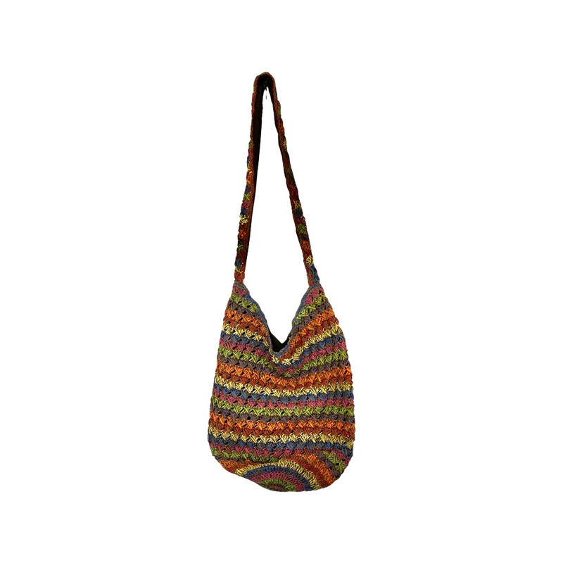 Buji Baja Multicolor Straw Tote Bag-Thumbnail