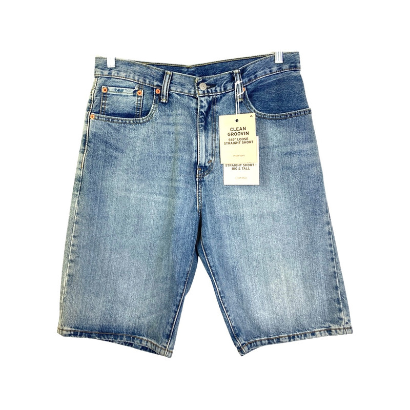 Levi's Clean Groovin 569 Loose Straight Long Shorts-Thumbnail