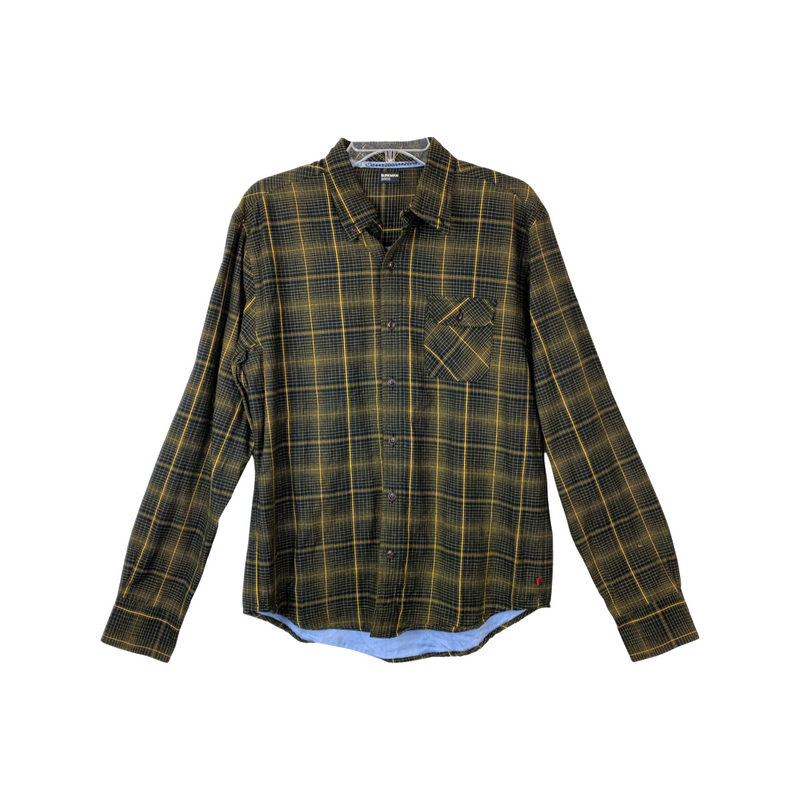 Burkman Bros Black and Yellow Flannel-Thumbnail