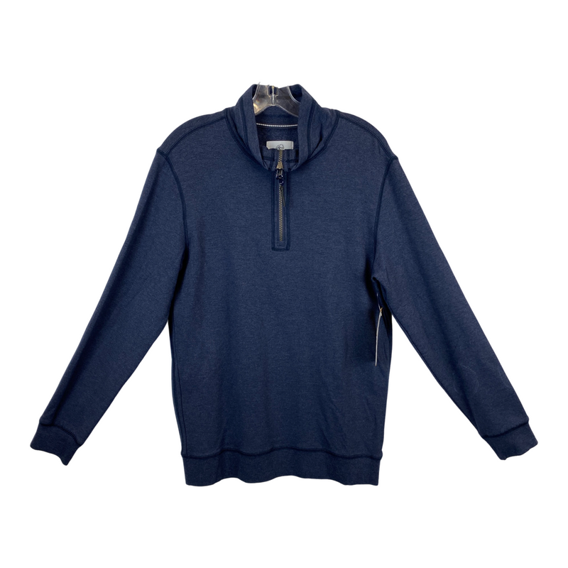 Surfside Supply Navy Heather Half Zip Pullover-thumbnail