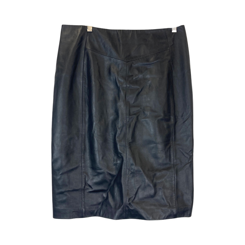 Reiss Leather Ponte Pencil Skirt-Thumbnail
