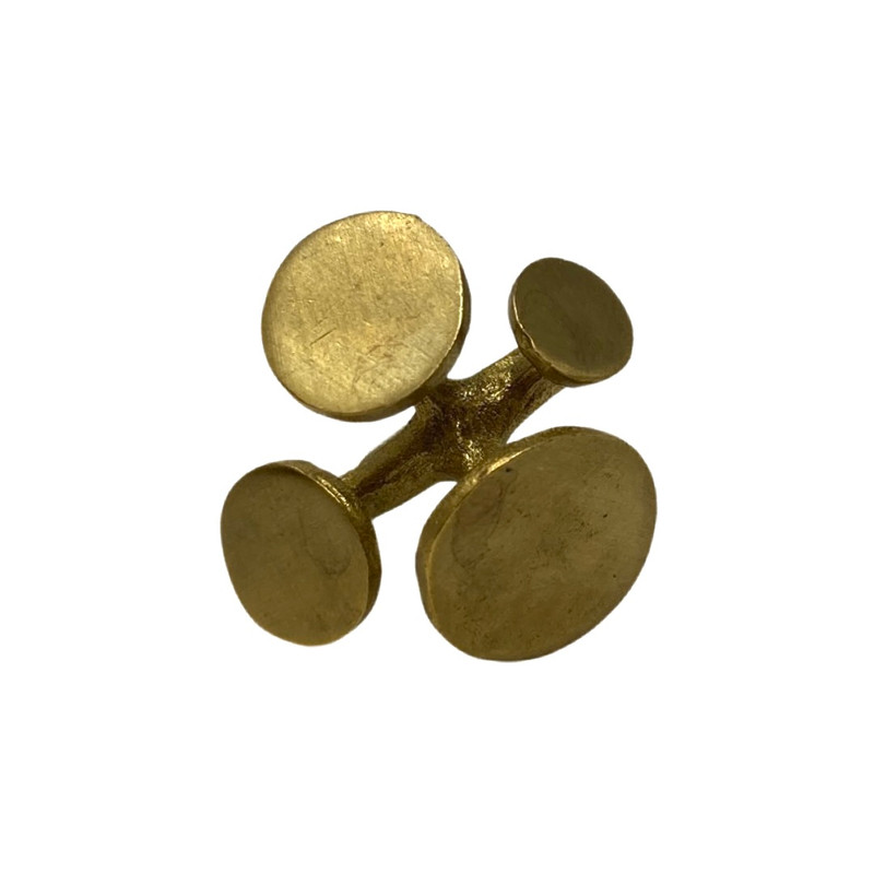 Gold Tone Circlular Ring-Thumbnail