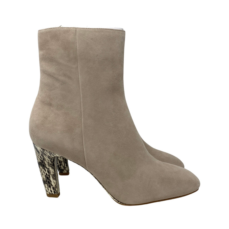 Reiss Sophia Heeled Ankle Suede Boots-Thumbnail