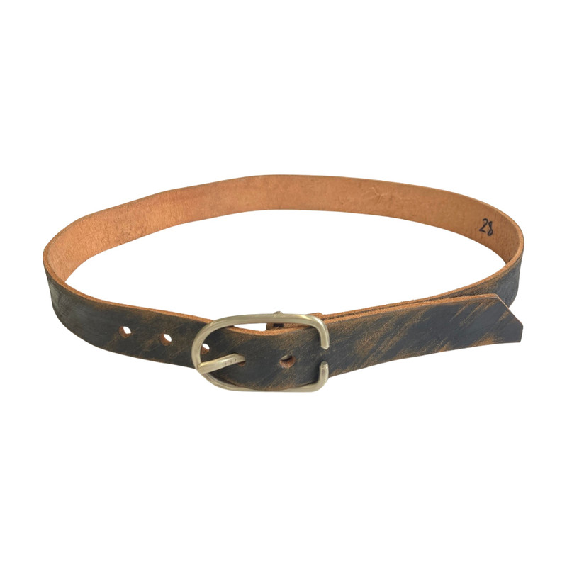 Billy Textured Leather Belt-Thumbnail