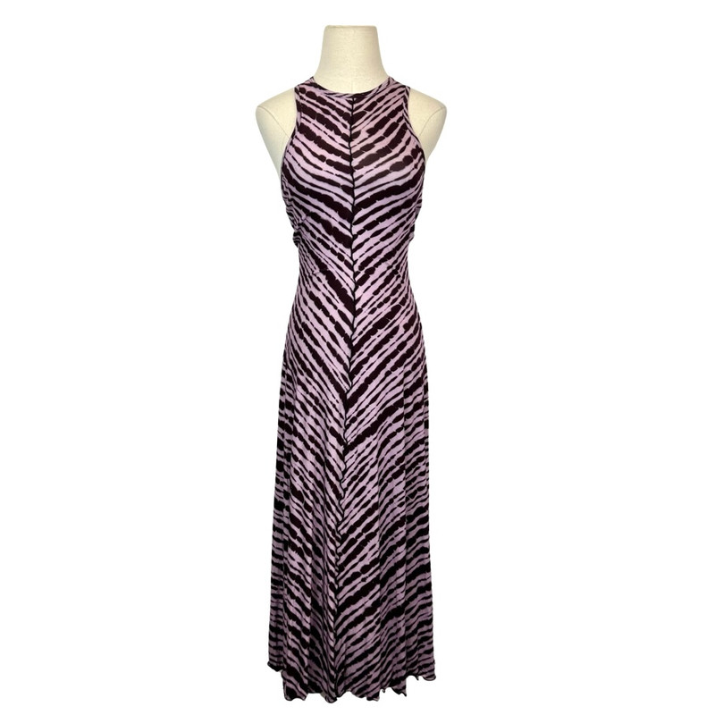 Proenza Schouler White Label Purple Sleeveless Jersey Dress-Thumbnail