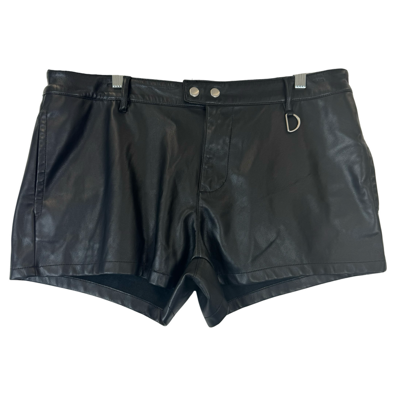 ASOS Design Faux Leather Shorts-Thumbnail