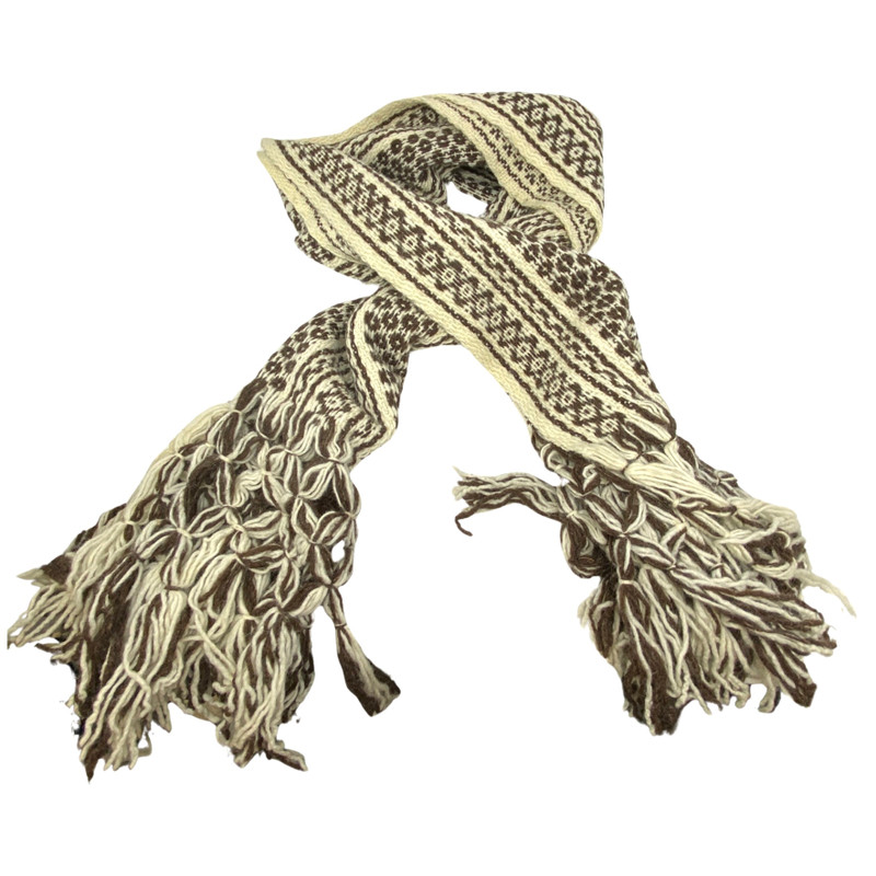 Vintage Patterned Statement Scarf-Thumbnail