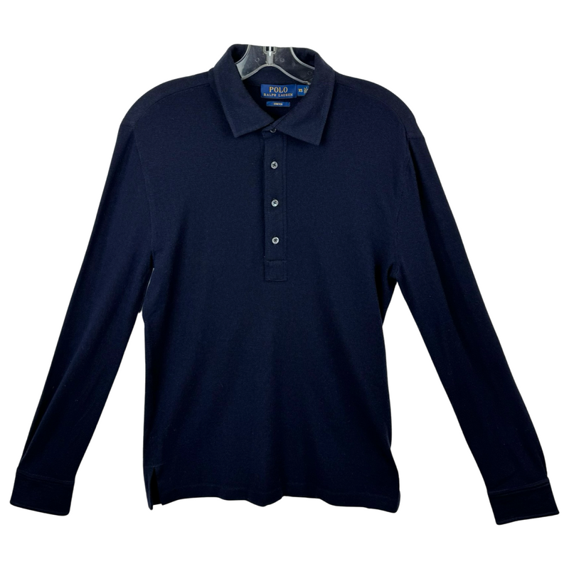Polo by Ralph Lauren Wool-Blend Half Button-Up Shirt-Thumbnail