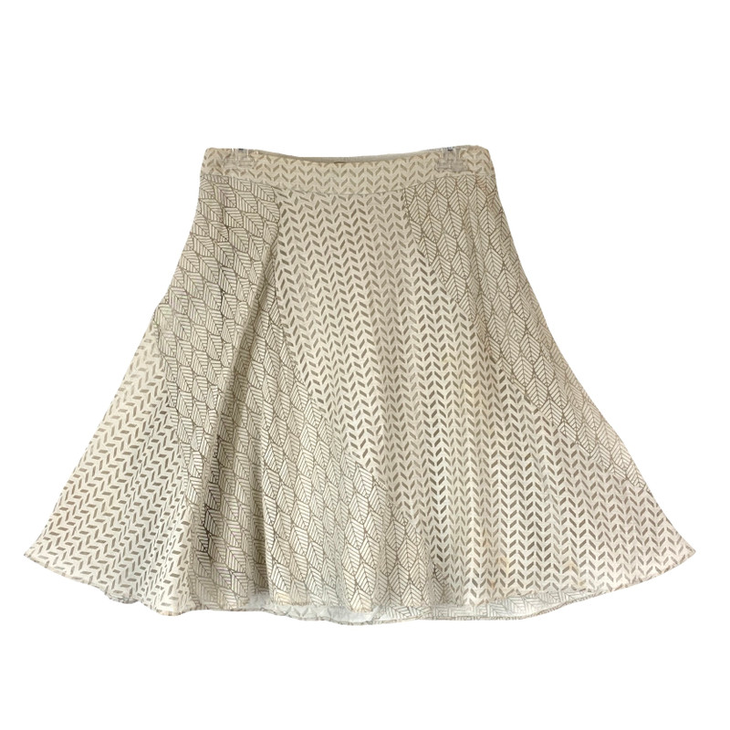 Maeve Thera Leaf Print Skirt-Thumbnail