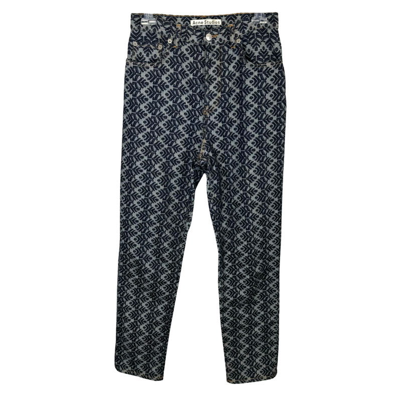 Acne Studios High Rise Patterned Jeans-Thumbnail