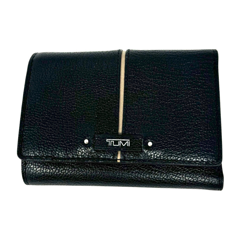 Tumi Pebbled Leather Trifold Wallet-Thumbnail